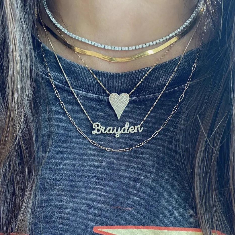 5.15ct Diamond Statement Tennis Necklace