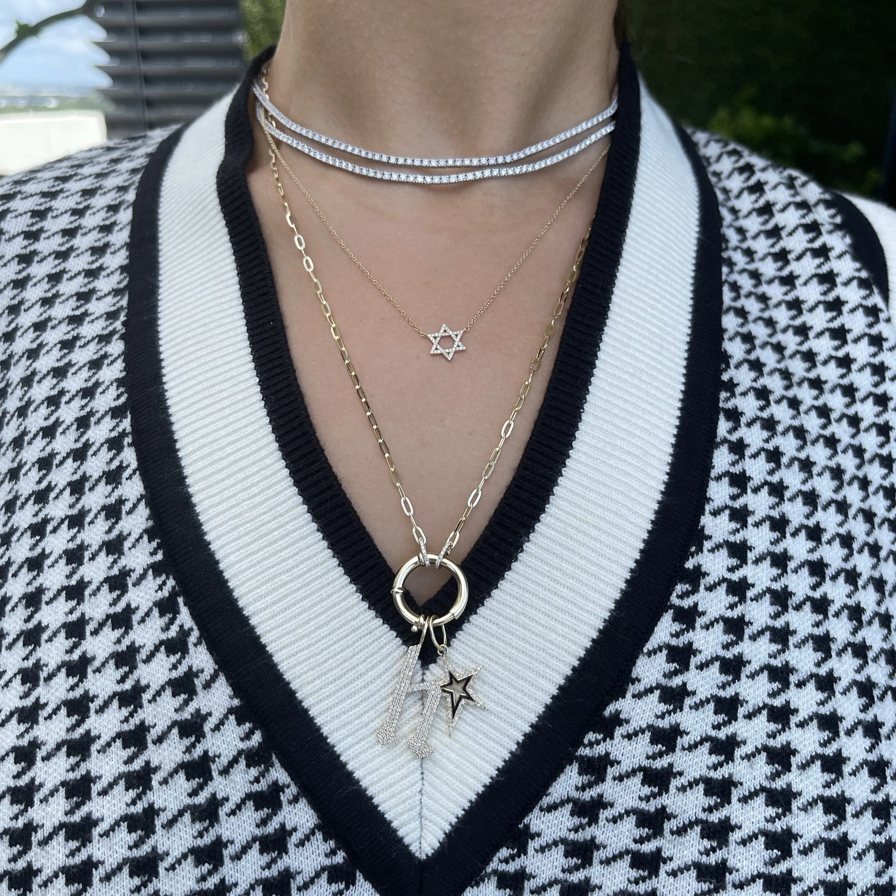5.15ct Diamond Statement Tennis Necklace