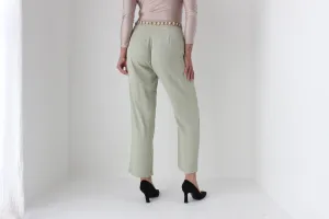 80s Pastel Relaxed High Waist Trousers