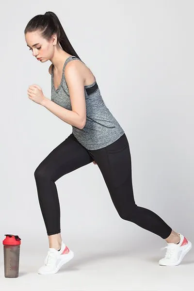 Active Sleeve Less Tank Top with Ultimate Leggings
