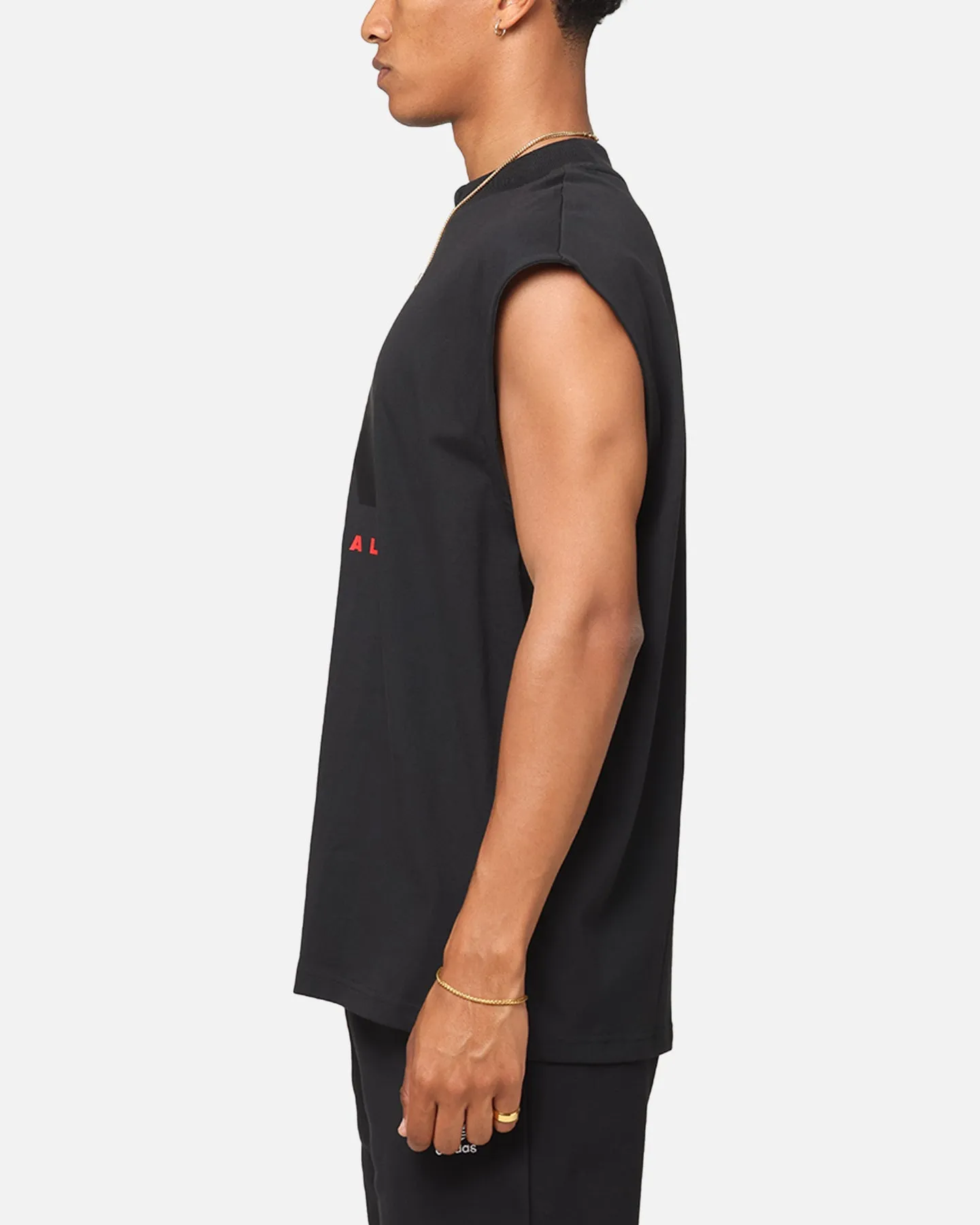 Adidas Basketball Sleeveless T-Shirt Black