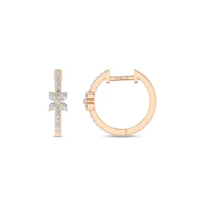 Alyssa Empowered Floral Statement Hoops