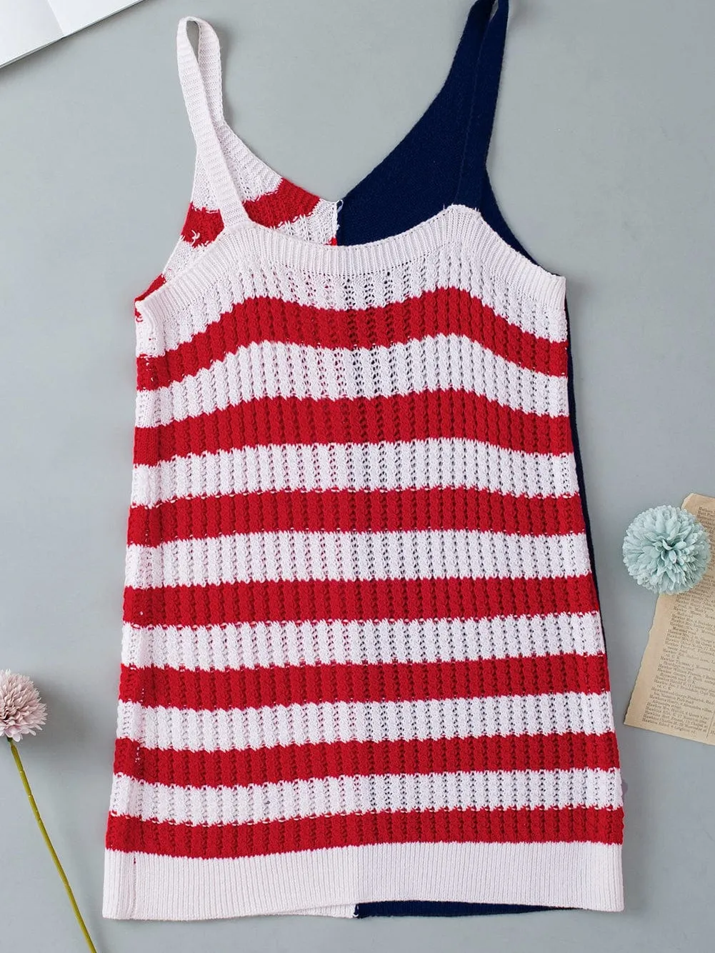 American Flag Knit Shirt