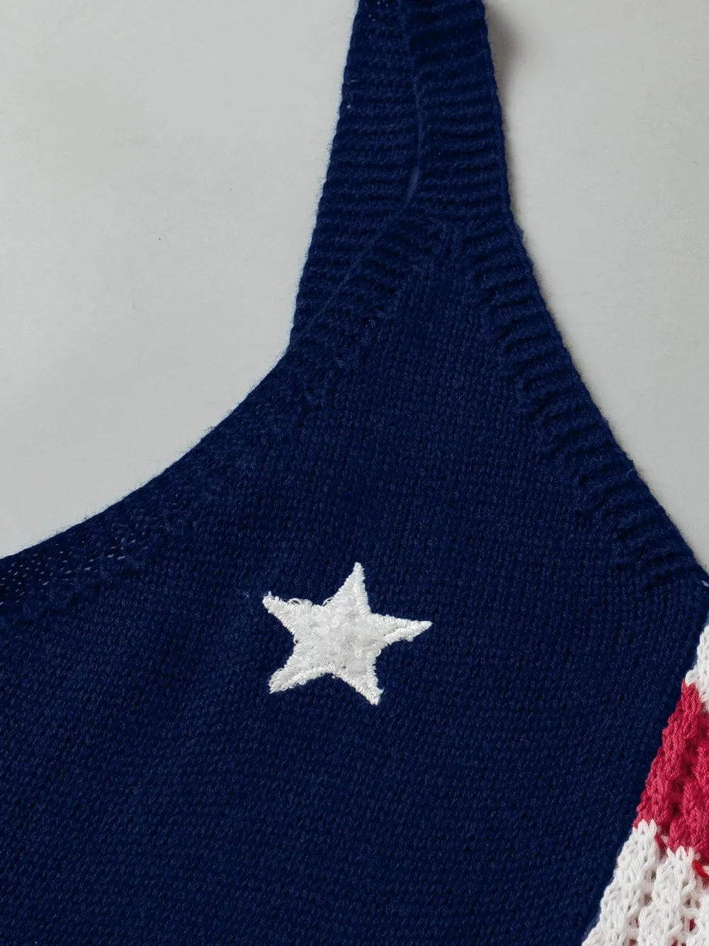 American Flag Knit Shirt