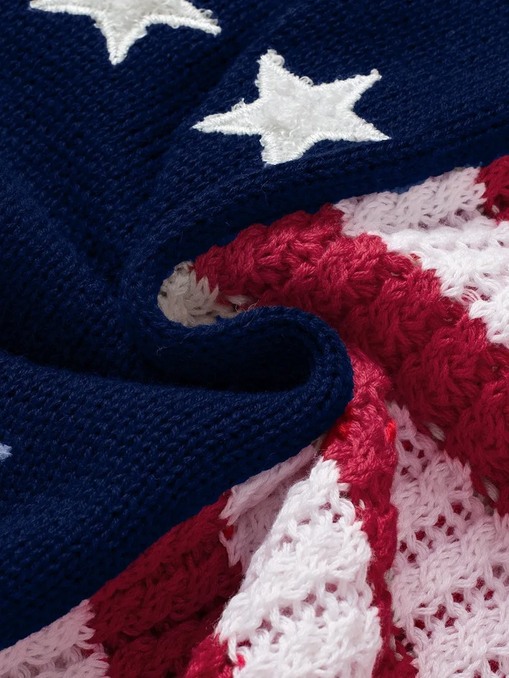 American Flag Knit Shirt