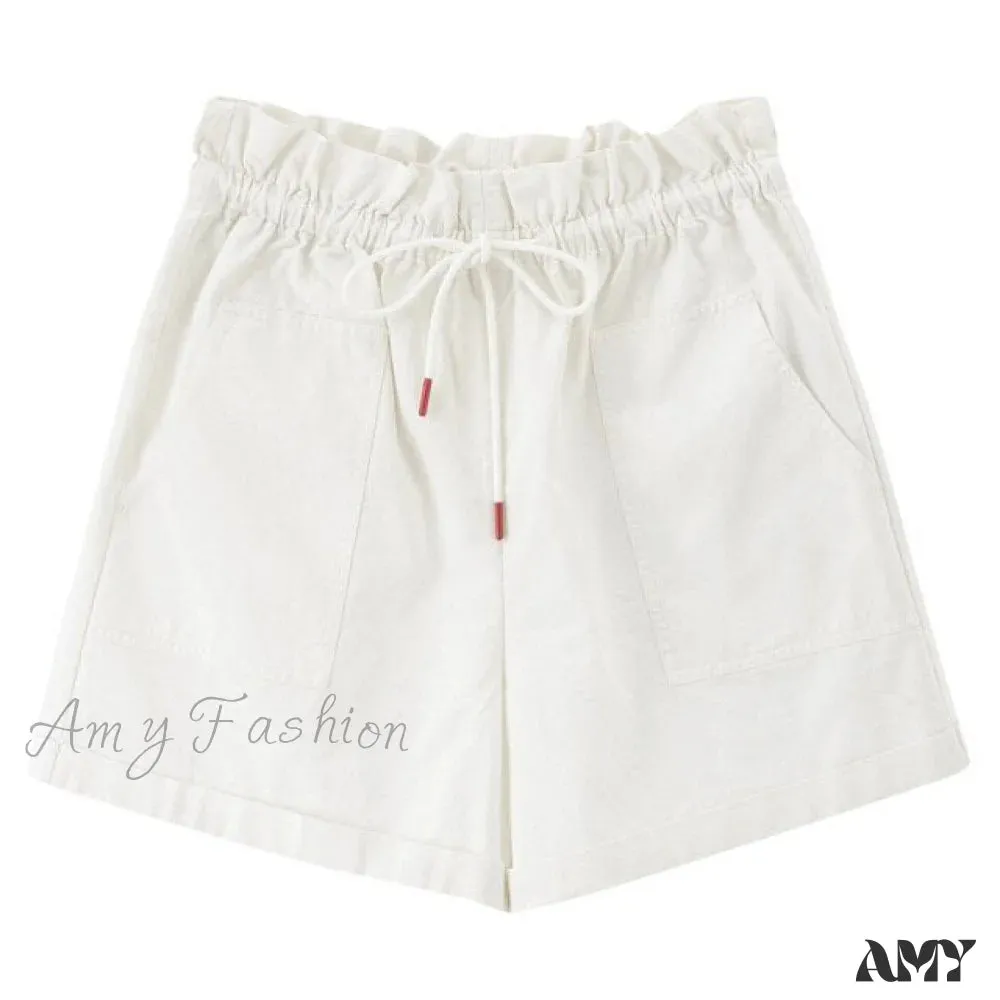 Amy Fashion - Casual Cotton All Matched Fit Shorts