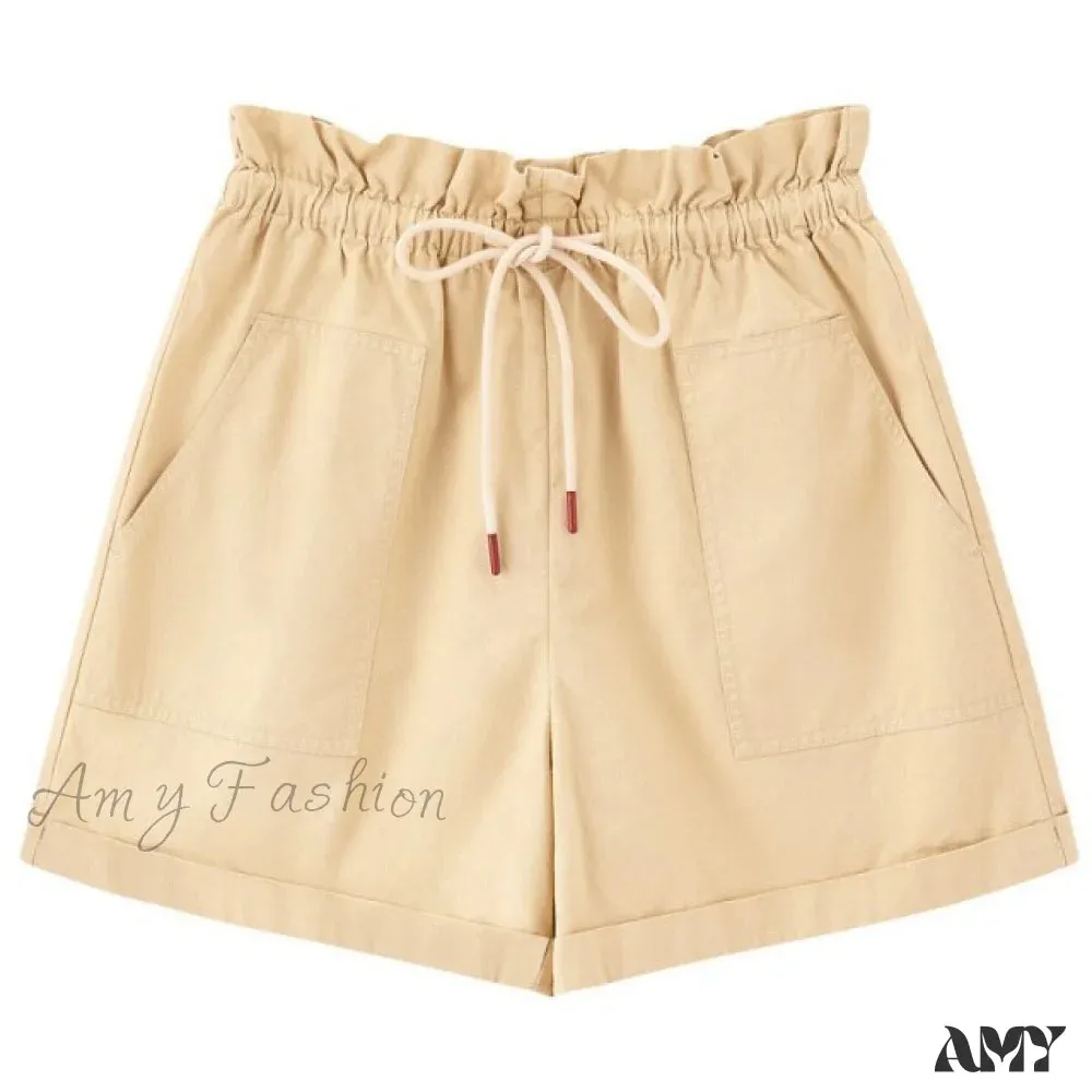Amy Fashion - Casual Cotton All Matched Fit Shorts
