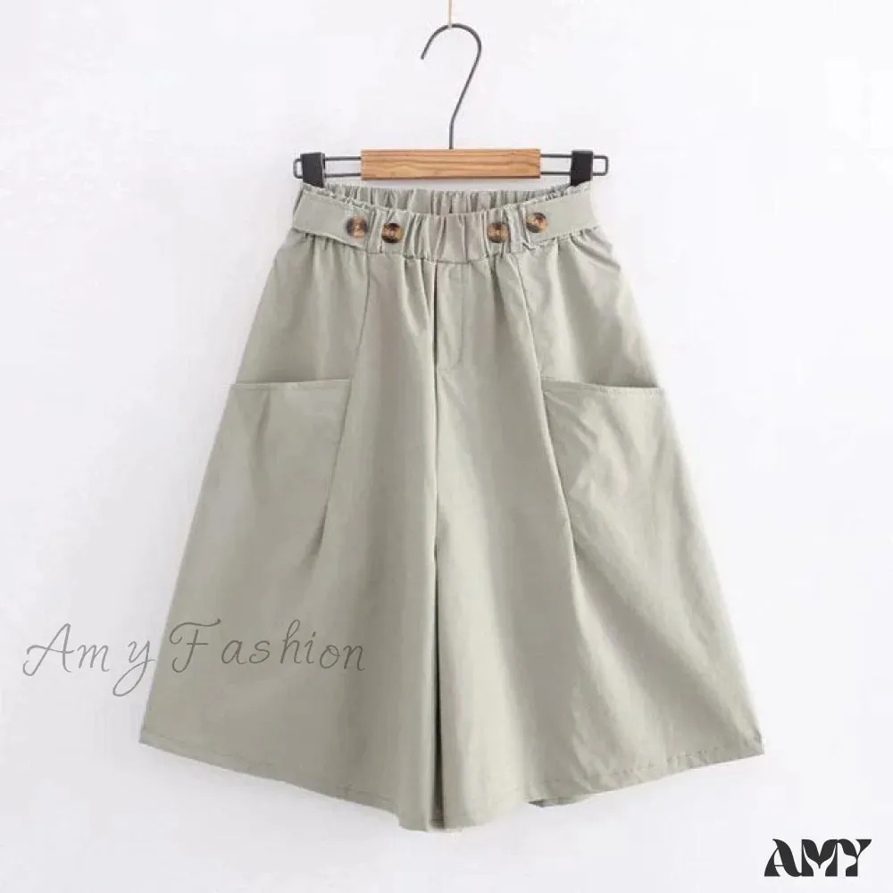 Amy Fashion - New Casual Cargo Shorts