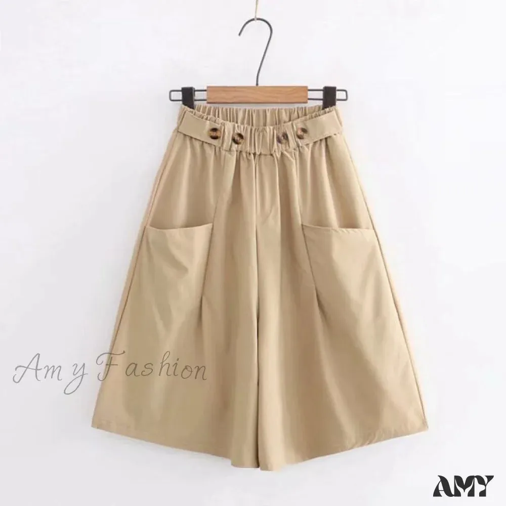 Amy Fashion - New Casual Cargo Shorts