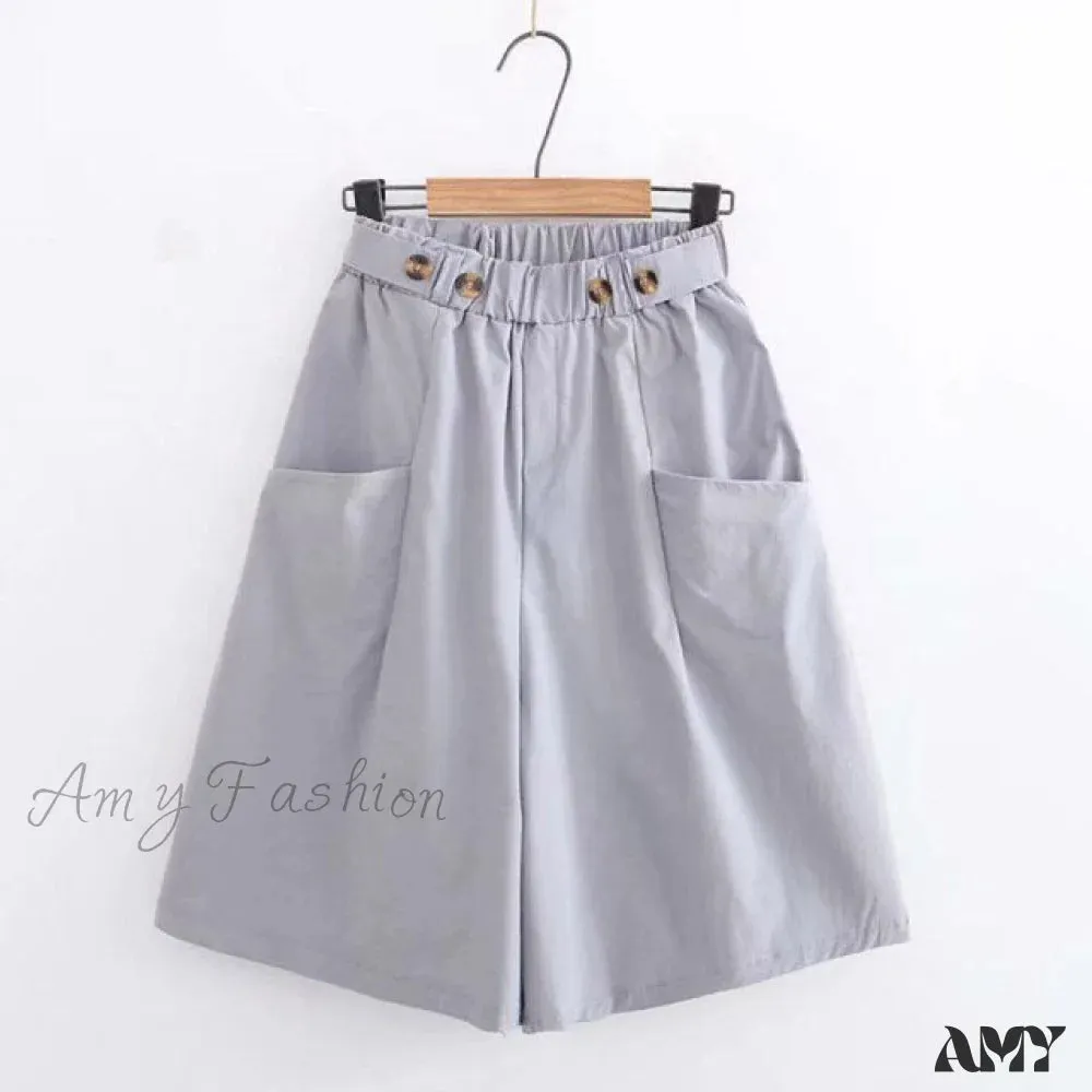 Amy Fashion - New Casual Cargo Shorts
