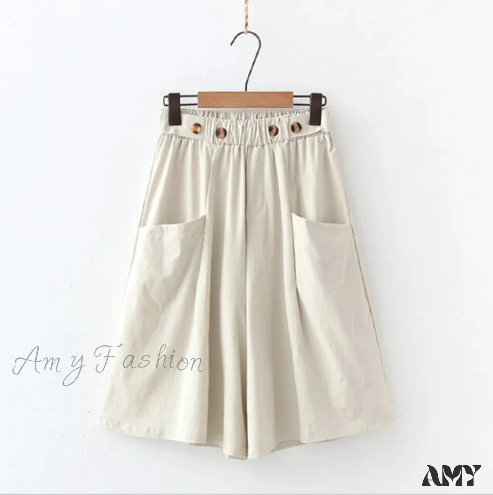 Amy Fashion - New Casual Cargo Shorts