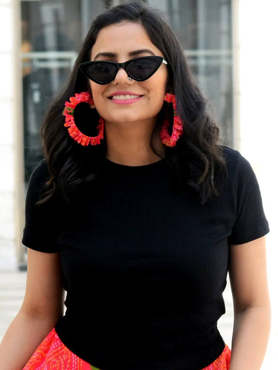 Bandhej Ruffle Hoop