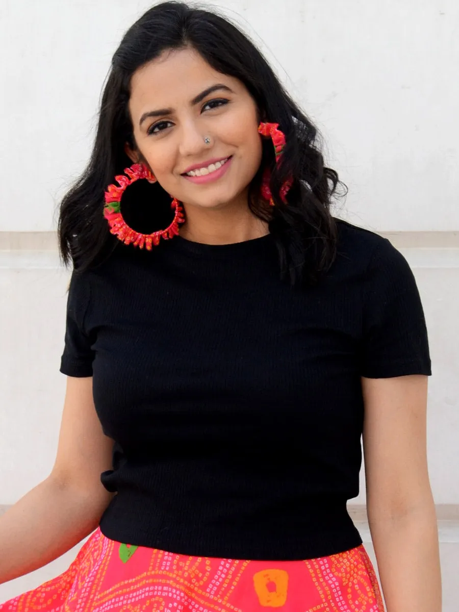 Bandhej Ruffle Hoop