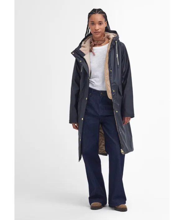 BARBOUR<BR>
Beth Showerproof Outer Jacket<BR>
Navy<BR>