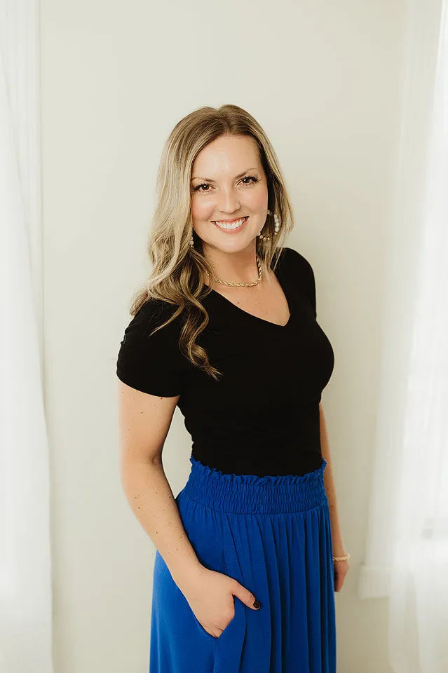 Basic Cotton V-Neck