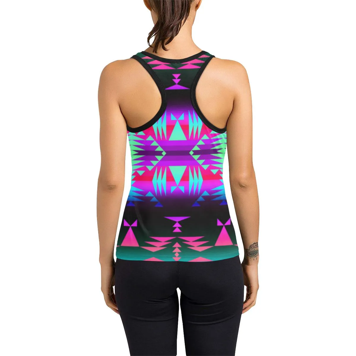Between the Rocky Mountains Women's Racerback Tank Top