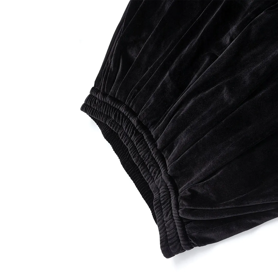 Black Velvet Pant