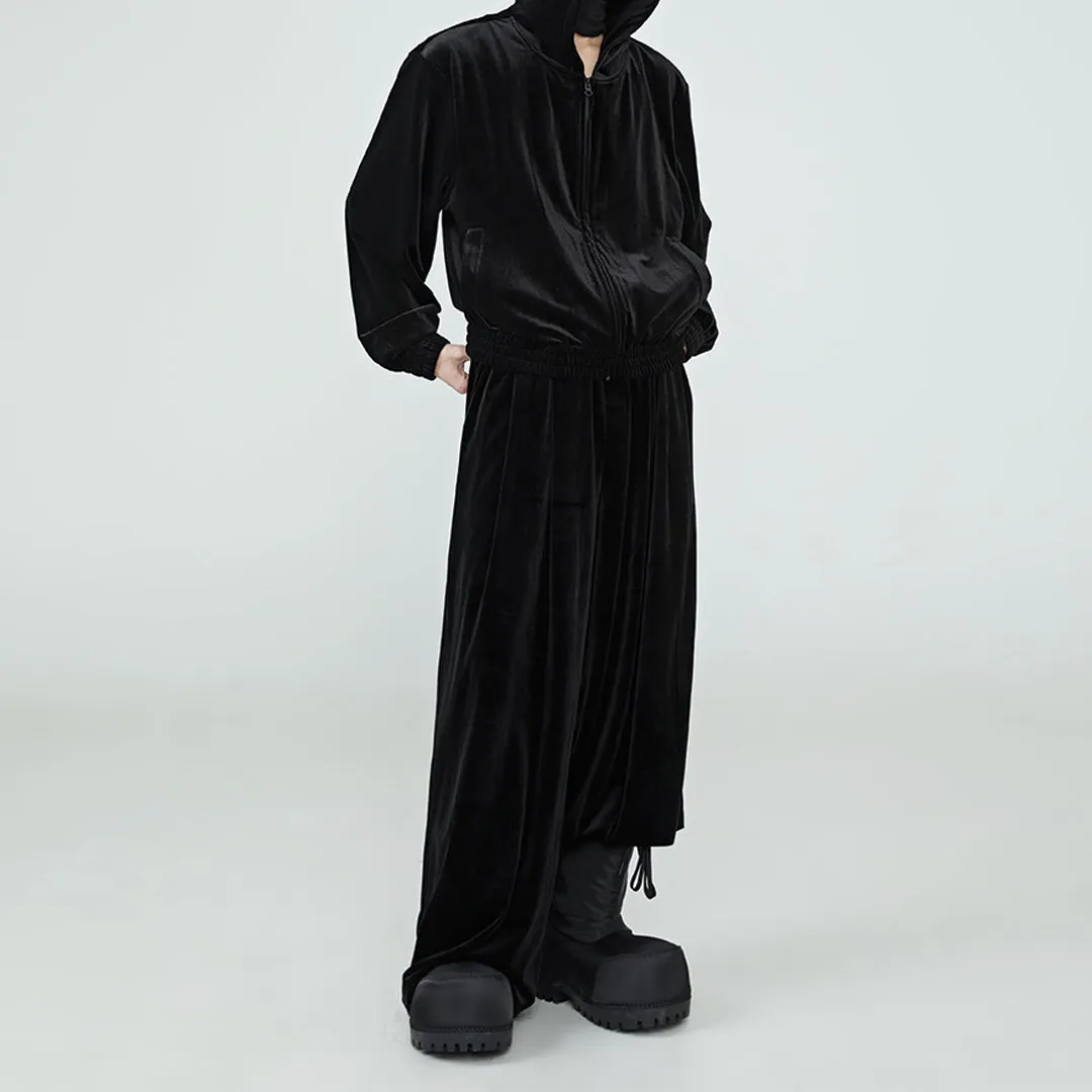 Black Velvet Pant