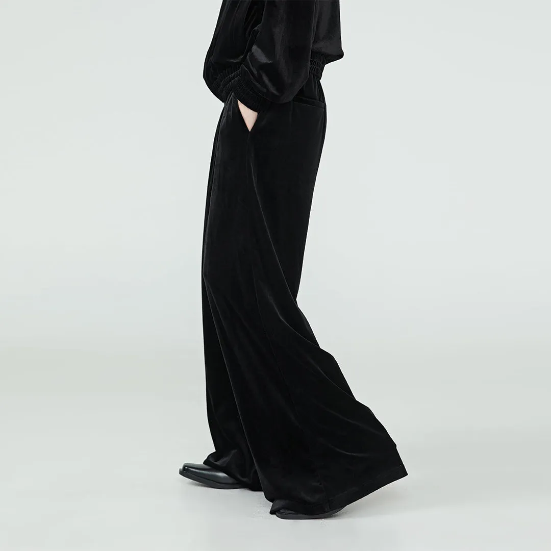 Black Velvet Pant