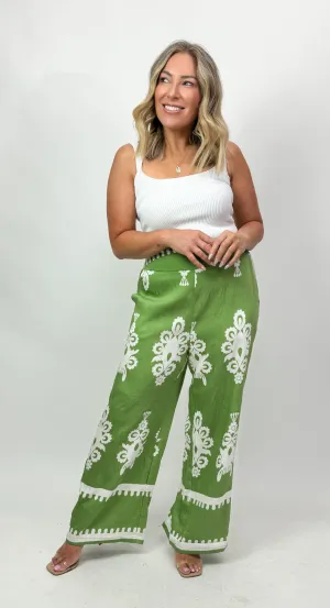 CELESTE PRINT PANTS