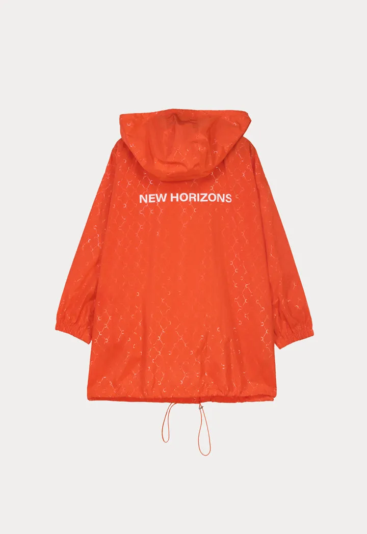 Choice Zip Up Hoodie Jacket Orange