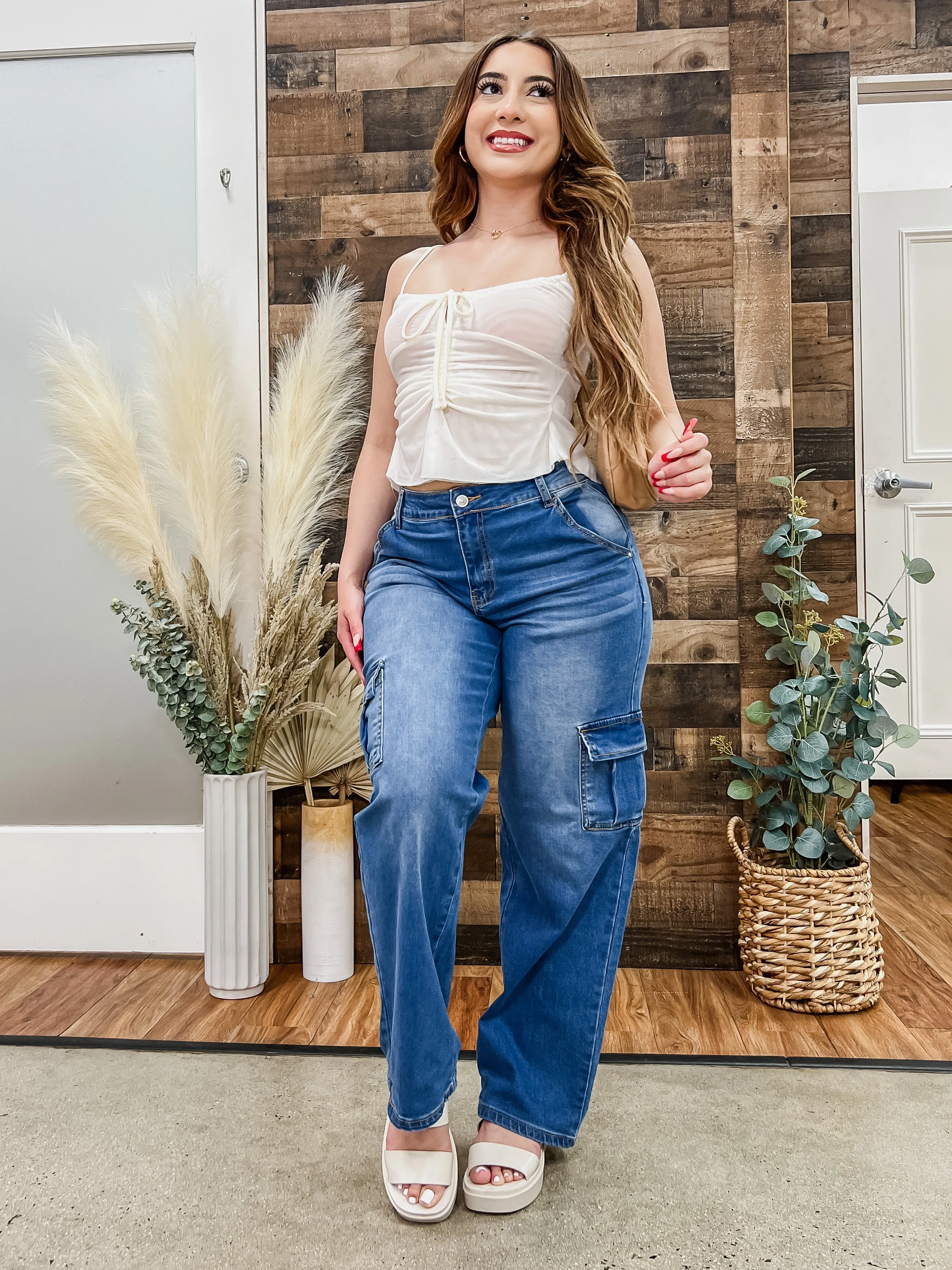 Dakota Stretch Cargo Jeans