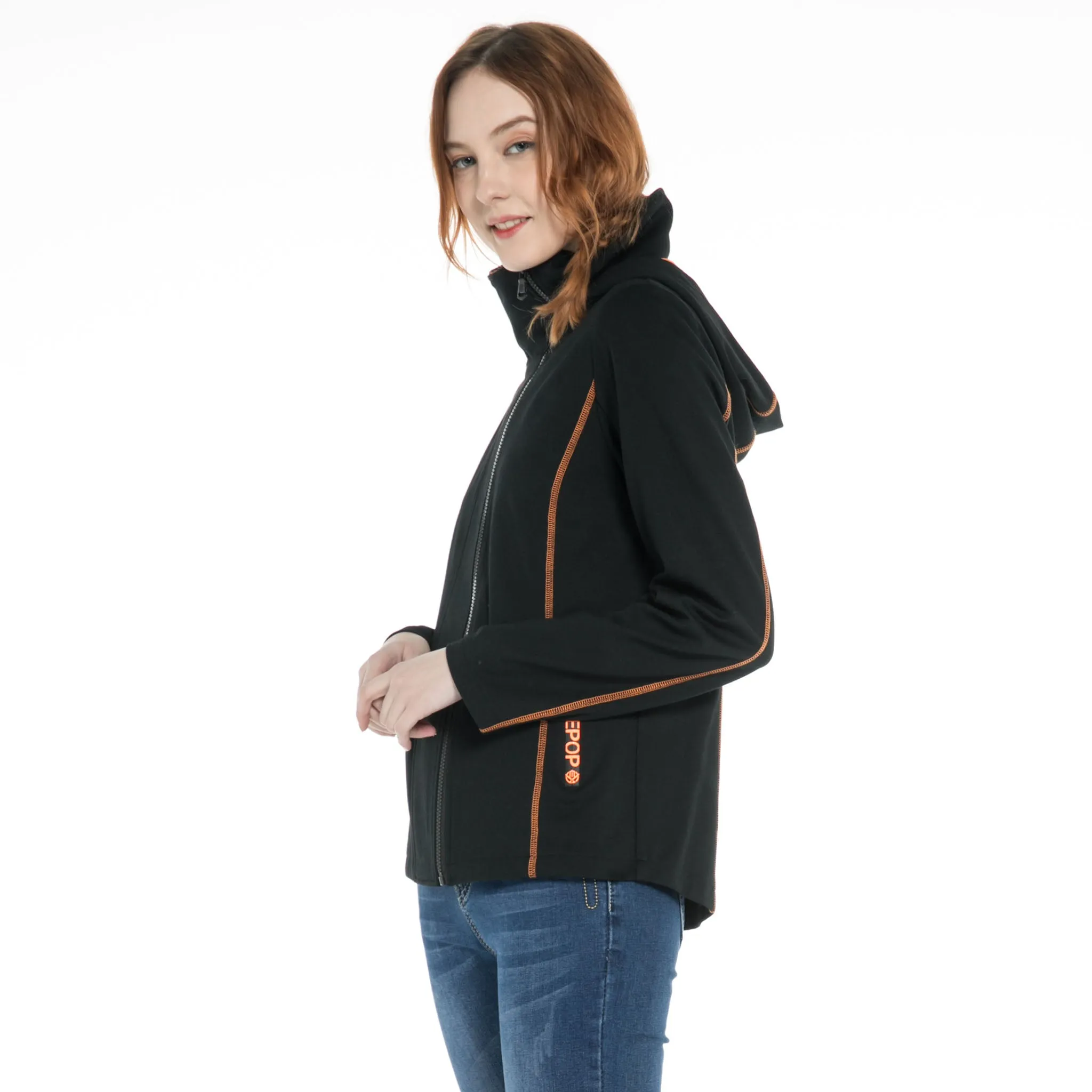 Double placket Zip-through Jacket