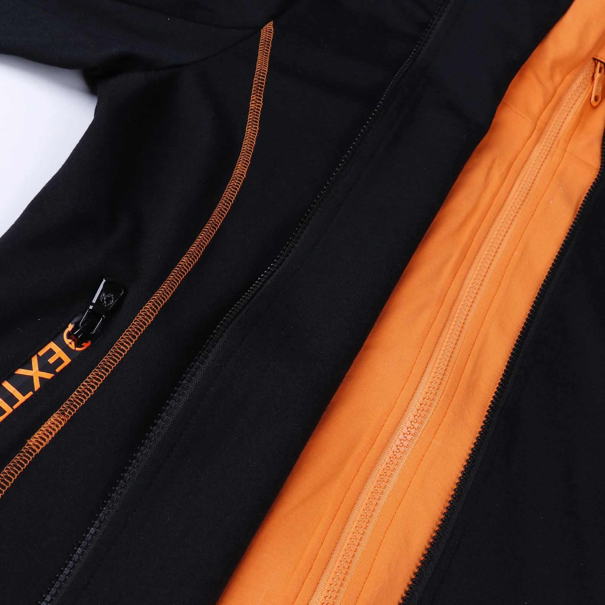 Double placket Zip-through Jacket