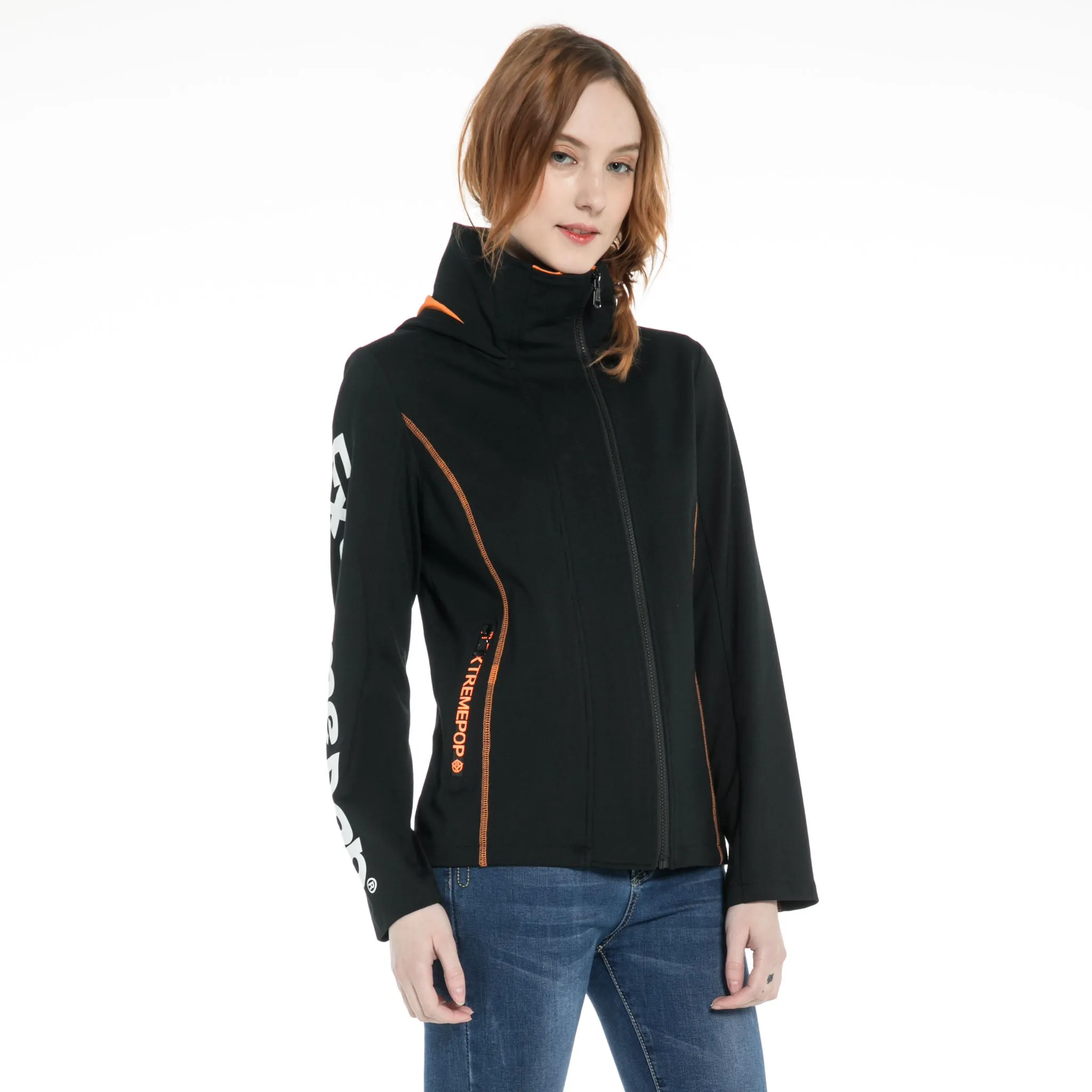 Double placket Zip-through Jacket