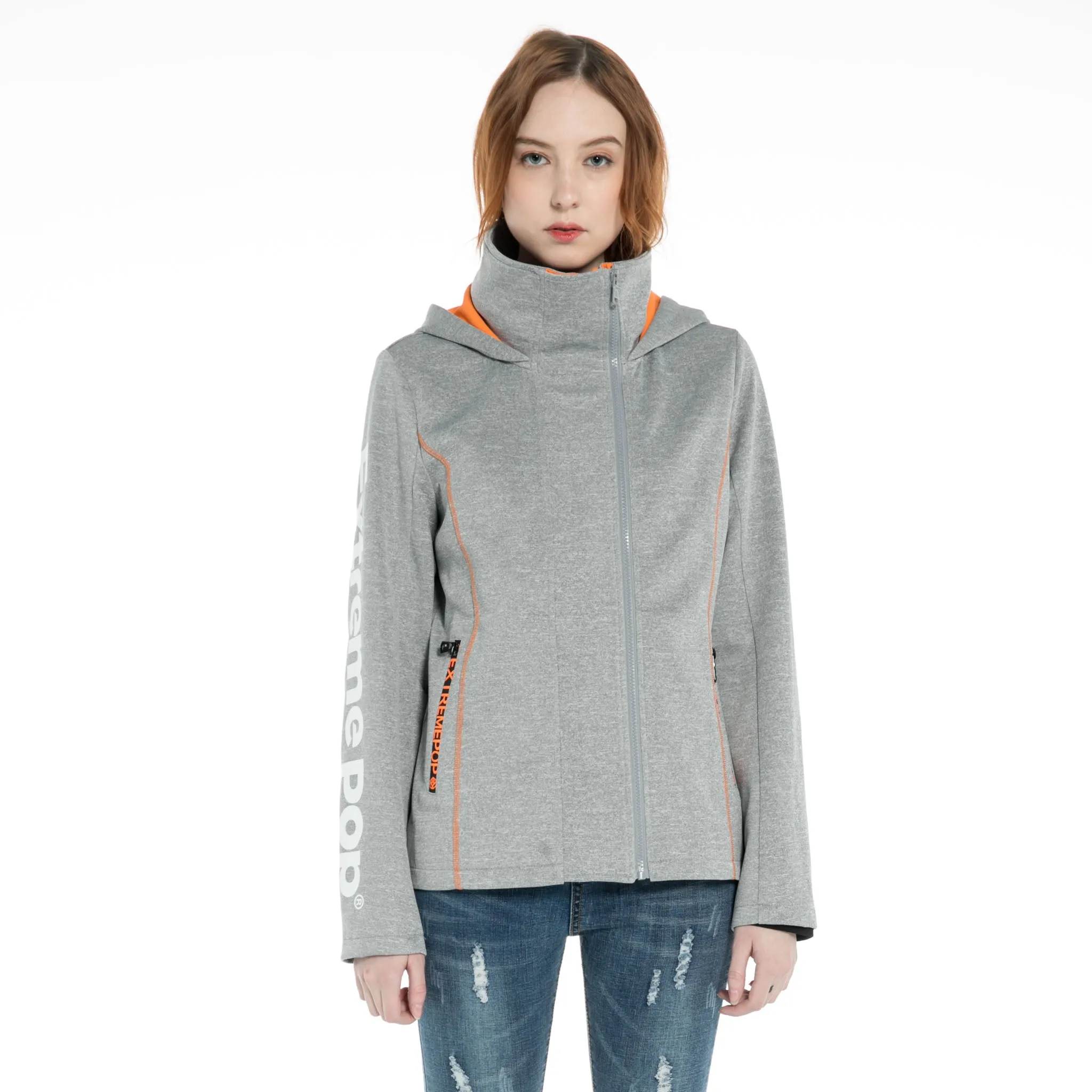 Double placket Zip-through Jacket