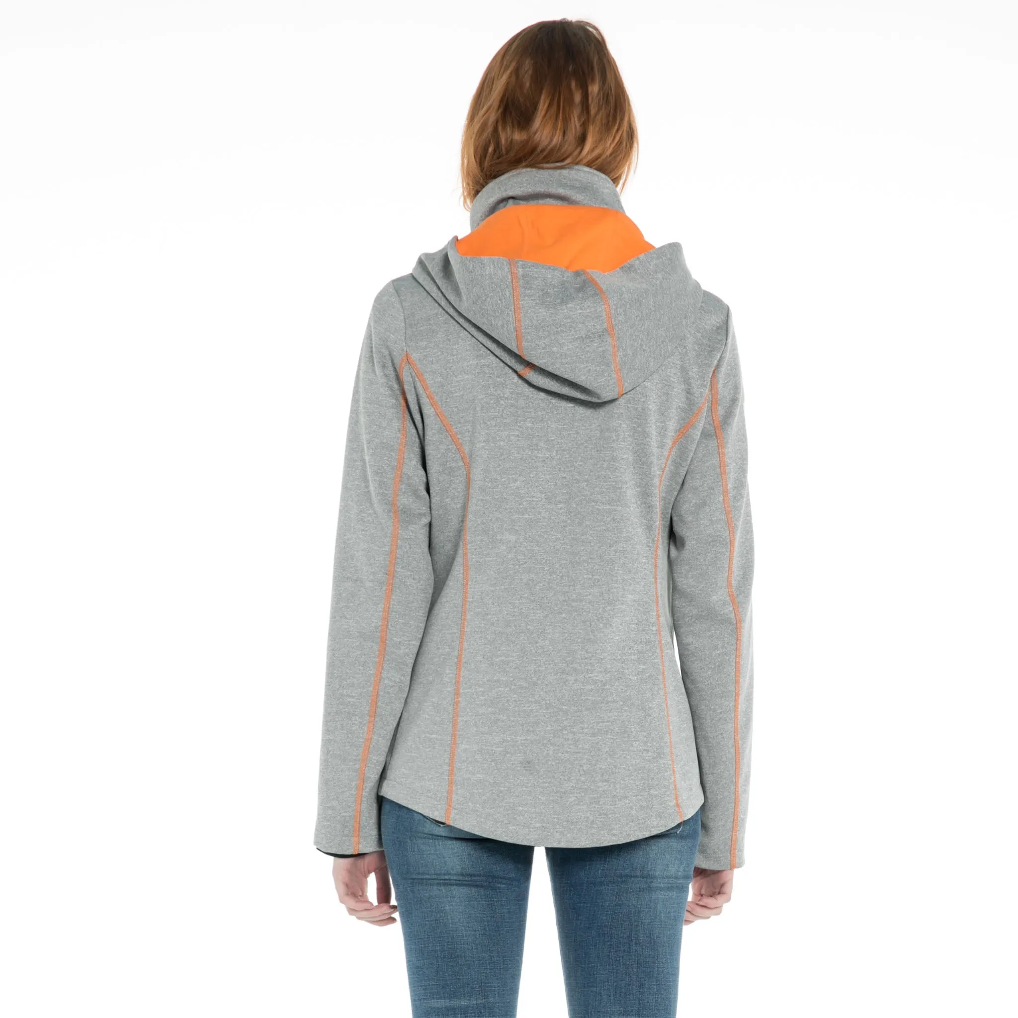Double placket Zip-through Jacket