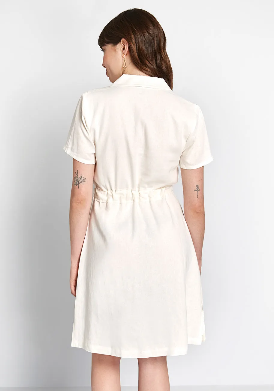 Enthralled Again Shirt Dress