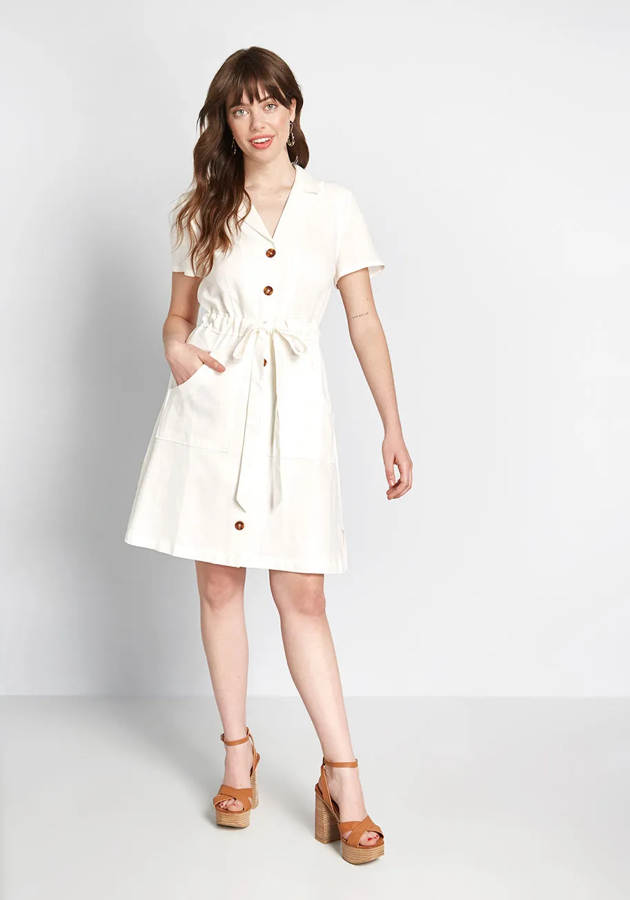 Enthralled Again Shirt Dress