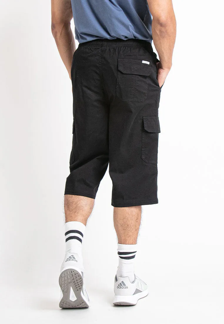 Forest 100% Cotton Twill 27"/28" Cargo Pants Men Shorts Casual 3 Quarter Short Pants Men | Seluar Pendek Lelaki - 665069
