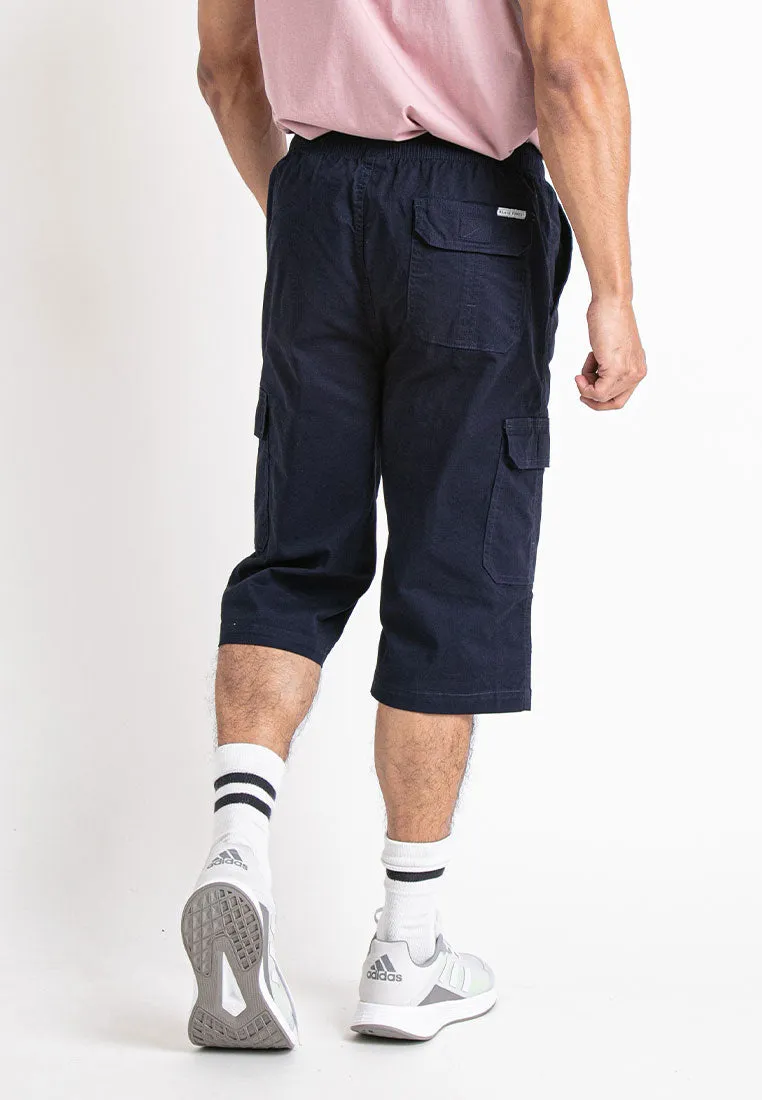 Forest 100% Cotton Twill 27"/28" Cargo Pants Men Shorts Casual 3 Quarter Short Pants Men | Seluar Pendek Lelaki - 665069