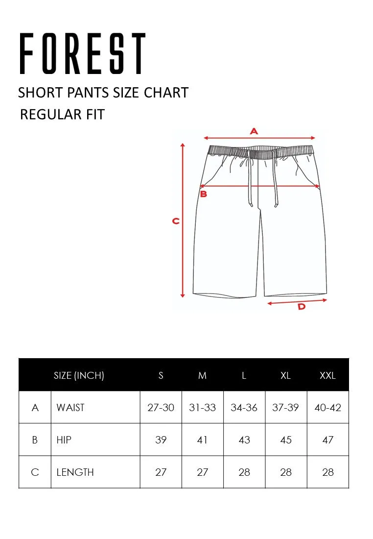 Forest 100% Cotton Twill 27"/28" Cargo Pants Men Shorts Casual 3 Quarter Short Pants Men | Seluar Pendek Lelaki - 665069