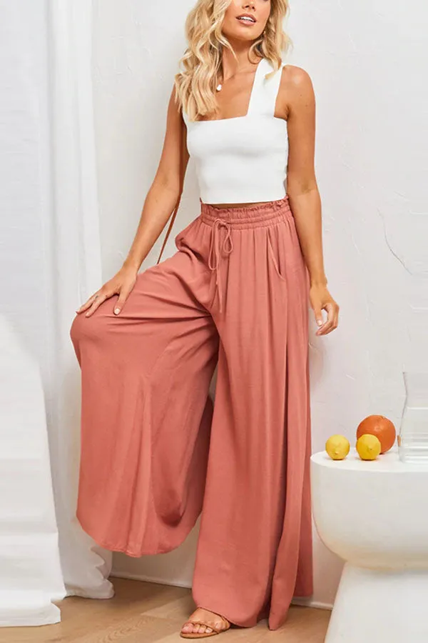 Full of Dreams Pocketed Wide Leg Pants