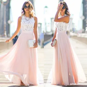 Gabriella - Lace and Chiffon Bustier Dress