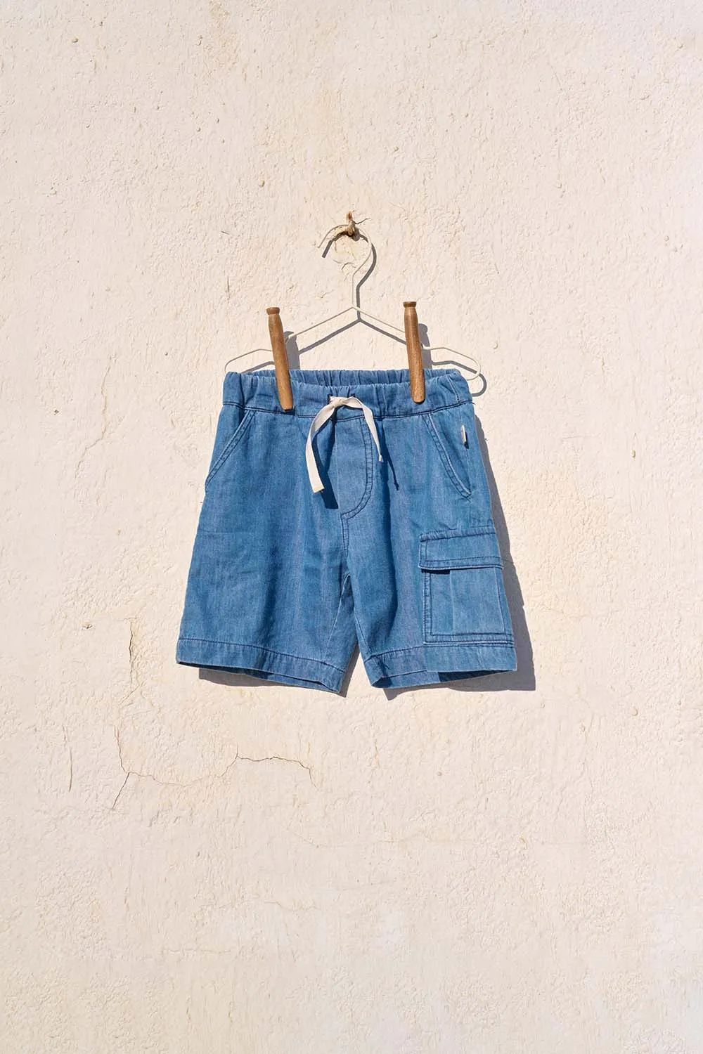 Heritage Denim Baby Bermuda Shorts