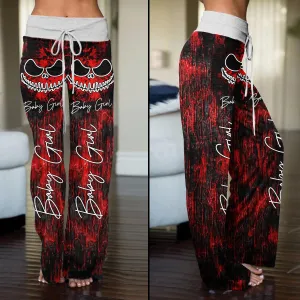 Horror Red Nightmare High-waisted Wide Leg Pants