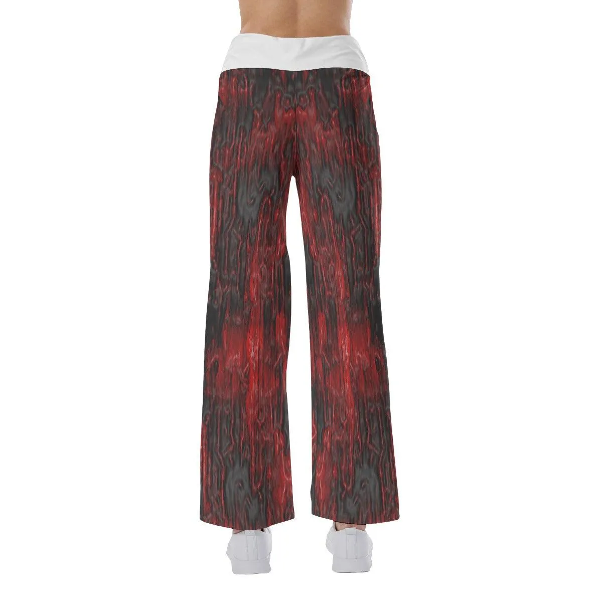 Horror Red Nightmare High-waisted Wide Leg Pants