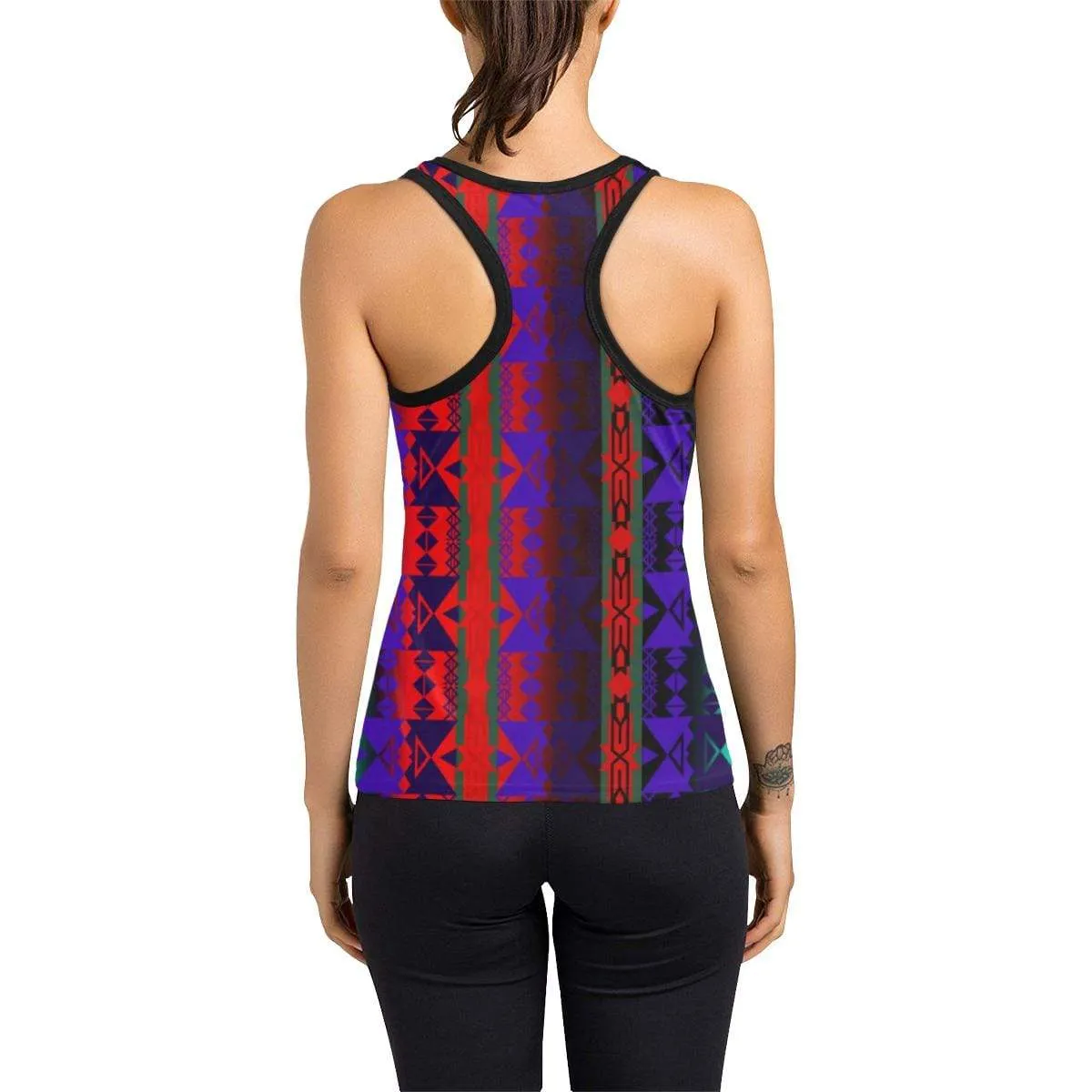 Inside the Warrior's Society Lodge Women's Racerback Tank Top