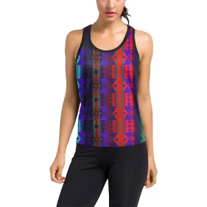 Inside the Warrior's Society Lodge Women's Racerback Tank Top