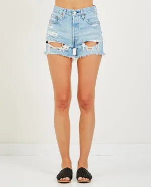 LEVIS PREMIUM: 501 HIGH RISE SHORT
