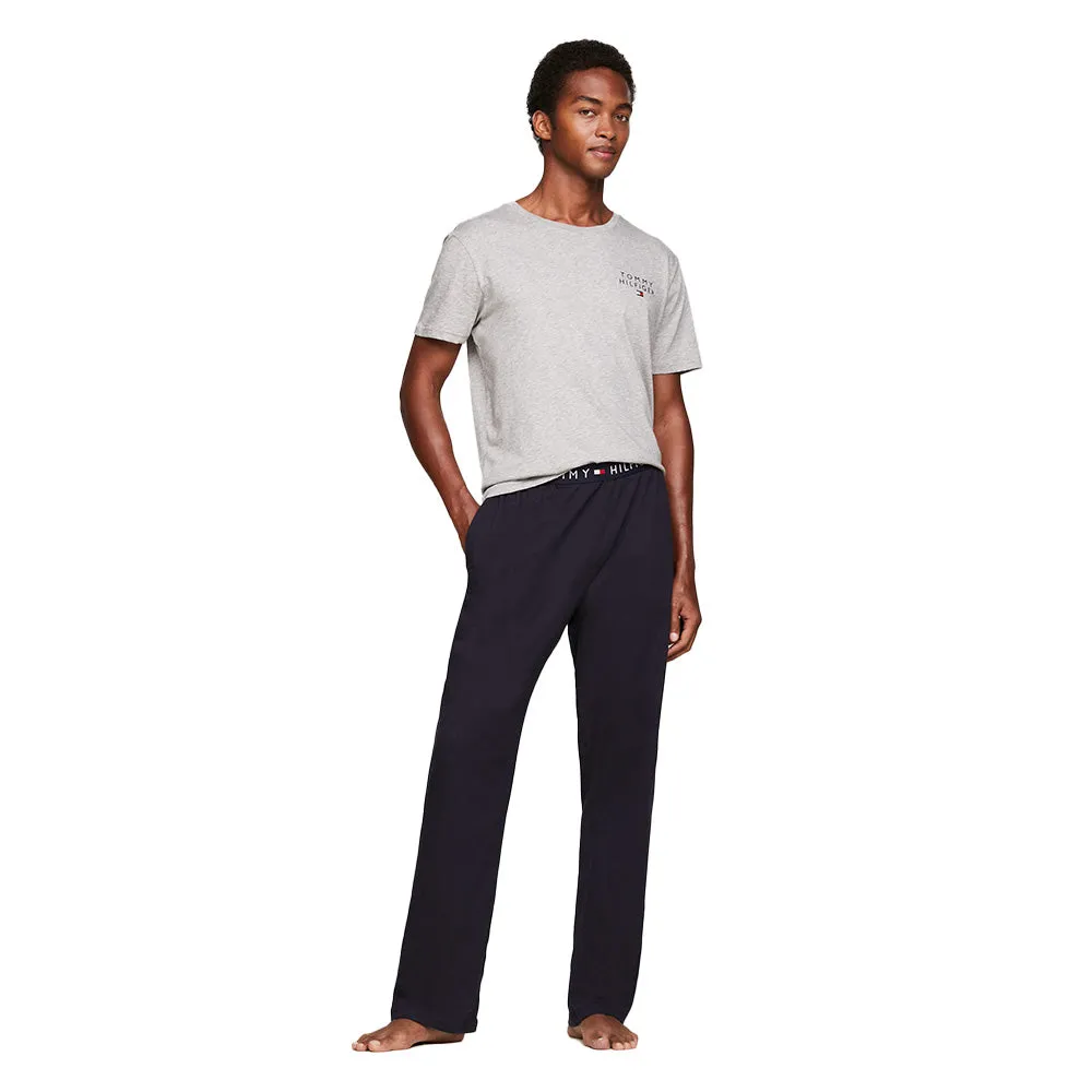 Logo Waistband Trousers, Navy