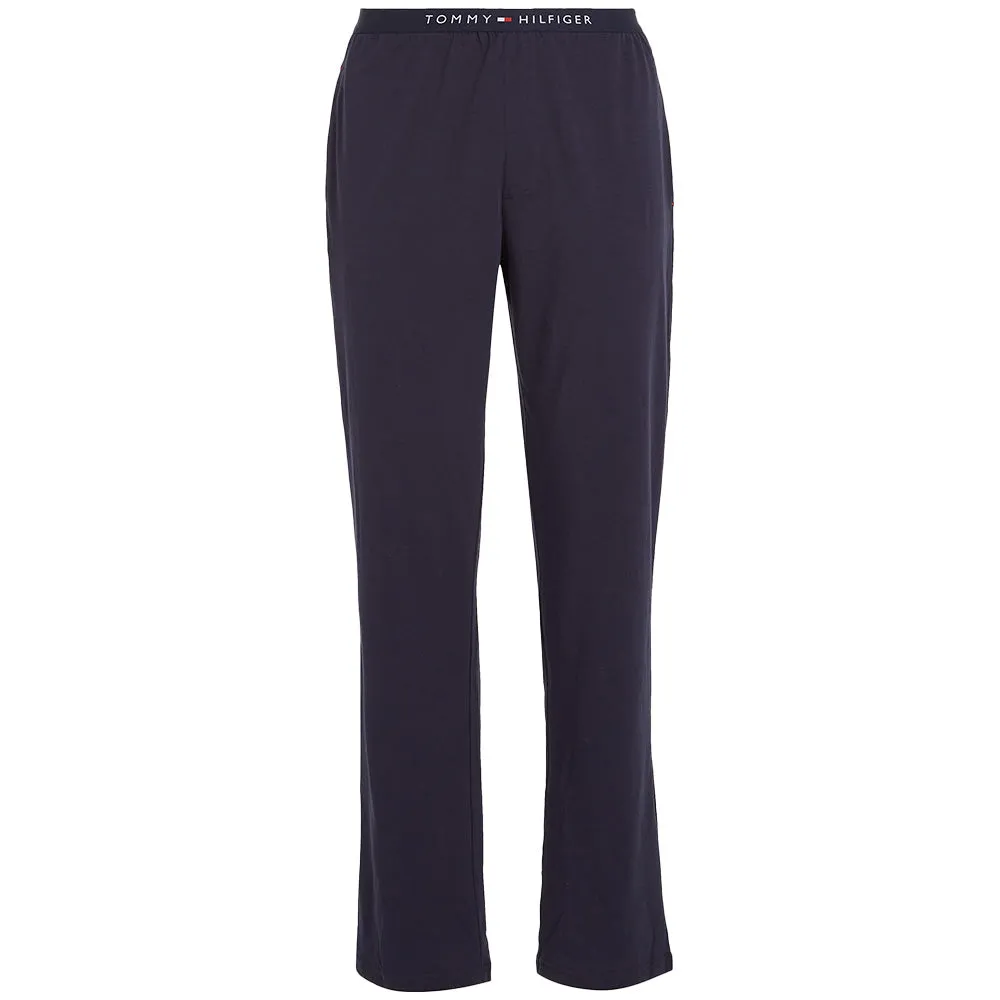 Logo Waistband Trousers, Navy