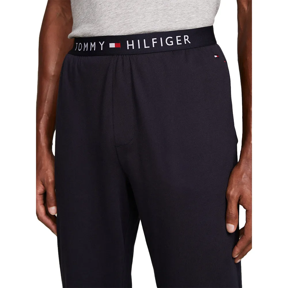 Logo Waistband Trousers, Navy