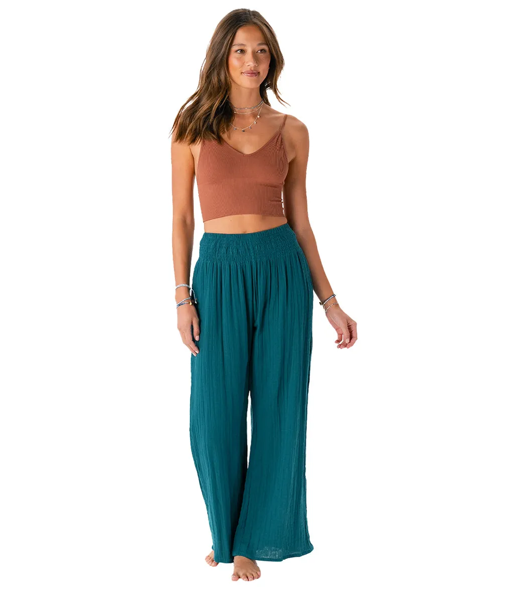 Lotus and Luna Cotton Wide Leg Pants