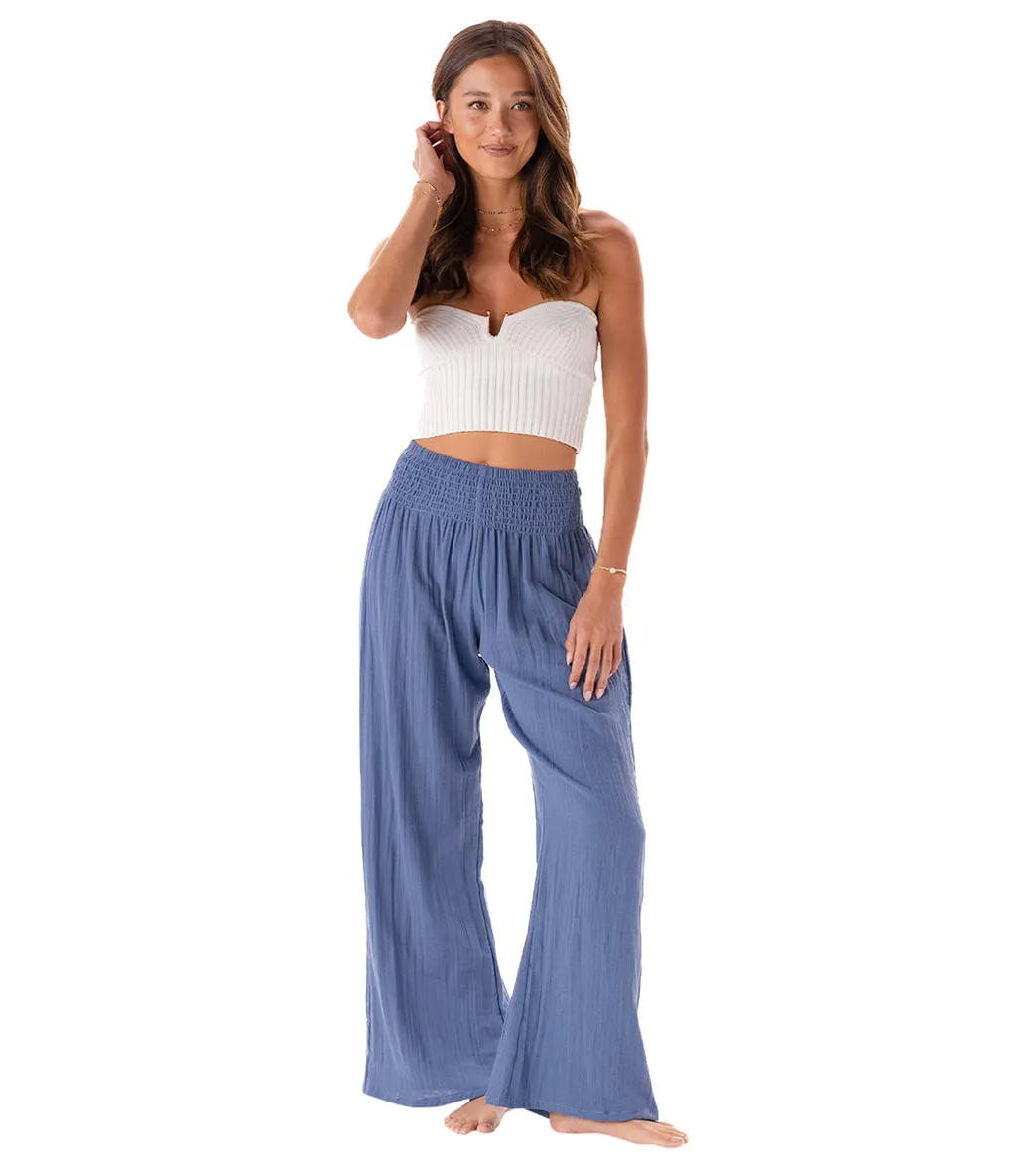 Lotus and Luna Cotton Wide Leg Pants