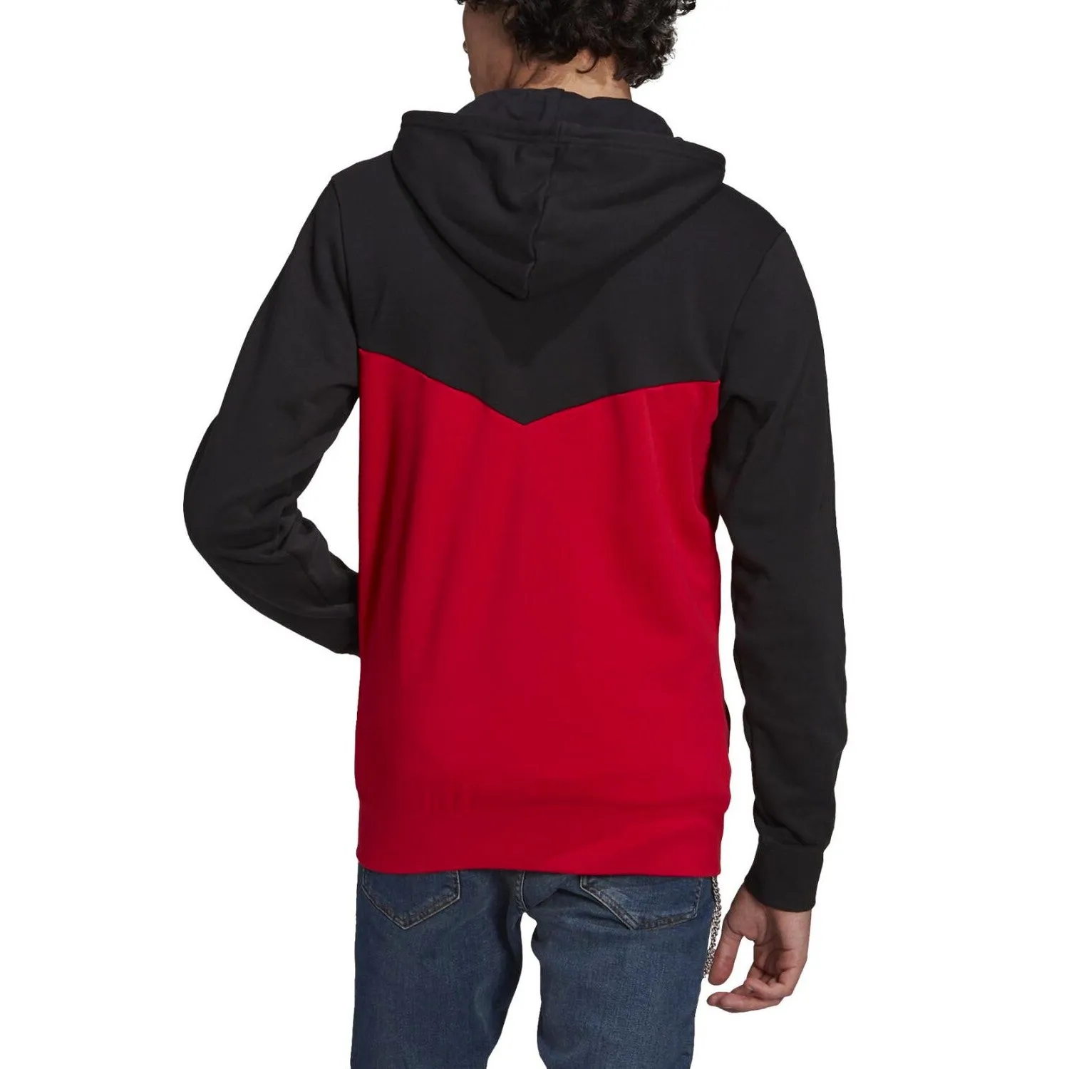 Manchester United Casual 3S hooded presentation jacket 2021/22 - Adidas